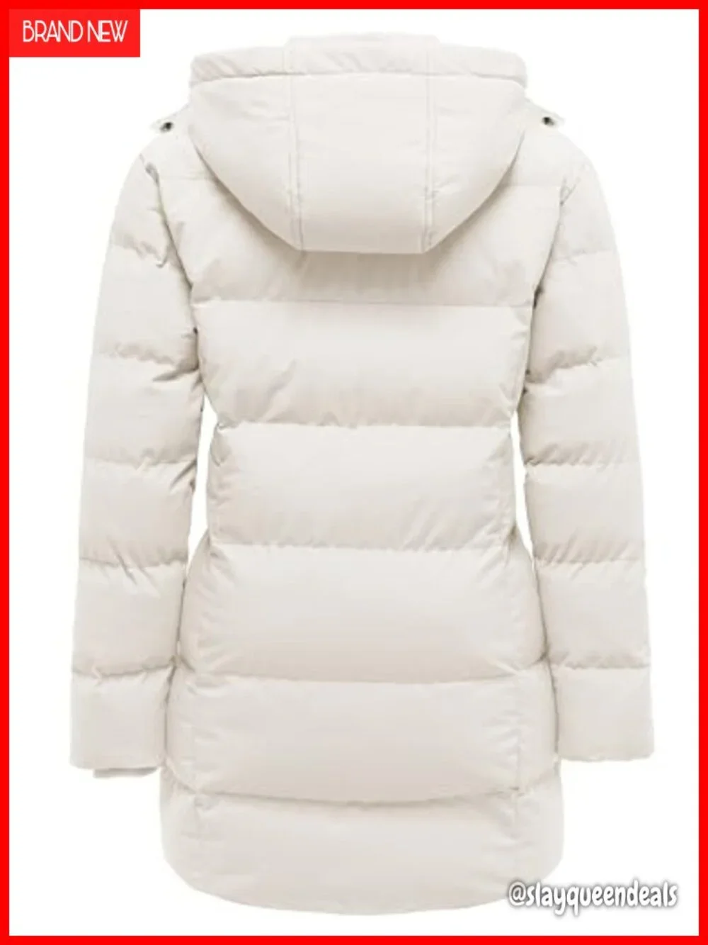 Warm Thickened Parka Coat Winter Puffer Jacket with Hood